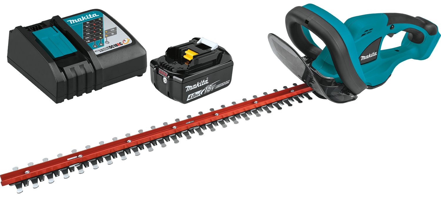 Makita Makita 18V LXT Lithium Ion Cordless 22 In. Hedge Trimmer Kit 4.0Ah Arco Lawn Equipment